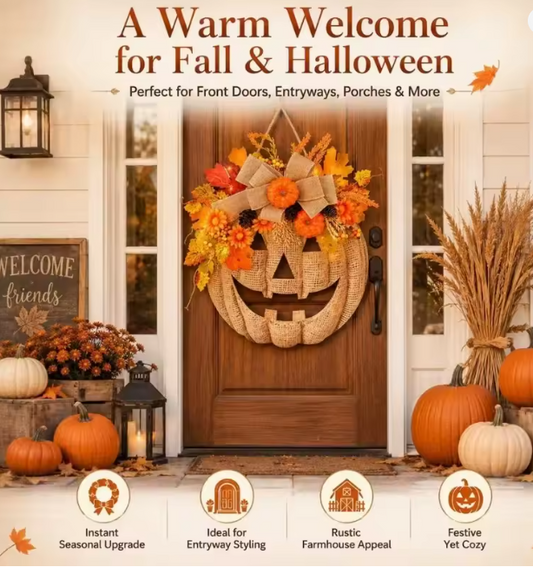 Lisa's Halloween Wreath